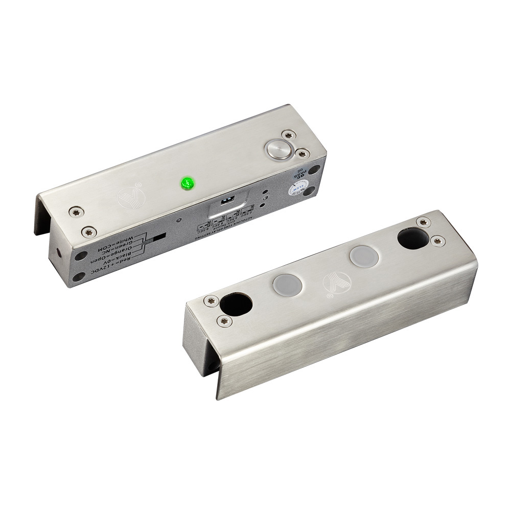 U型上下無框玻璃門專用電插鎖